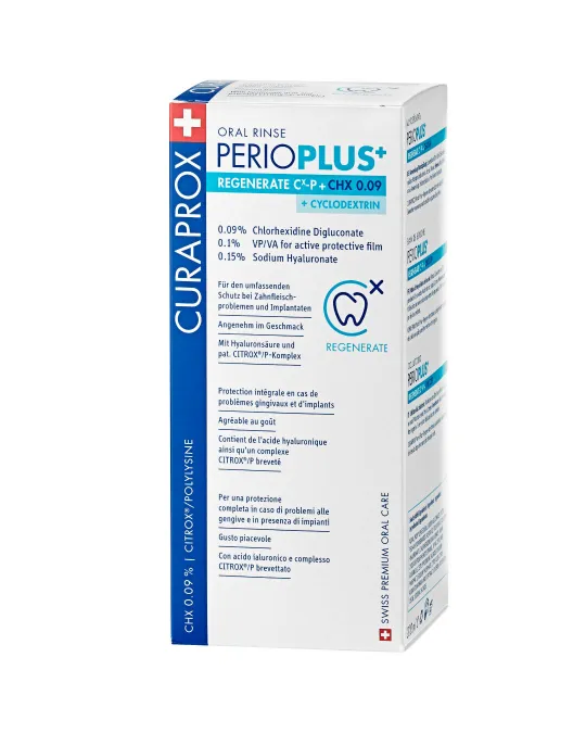 CURAPROX Perio Plus Regenerate | Burnos Skalavimo Skystis