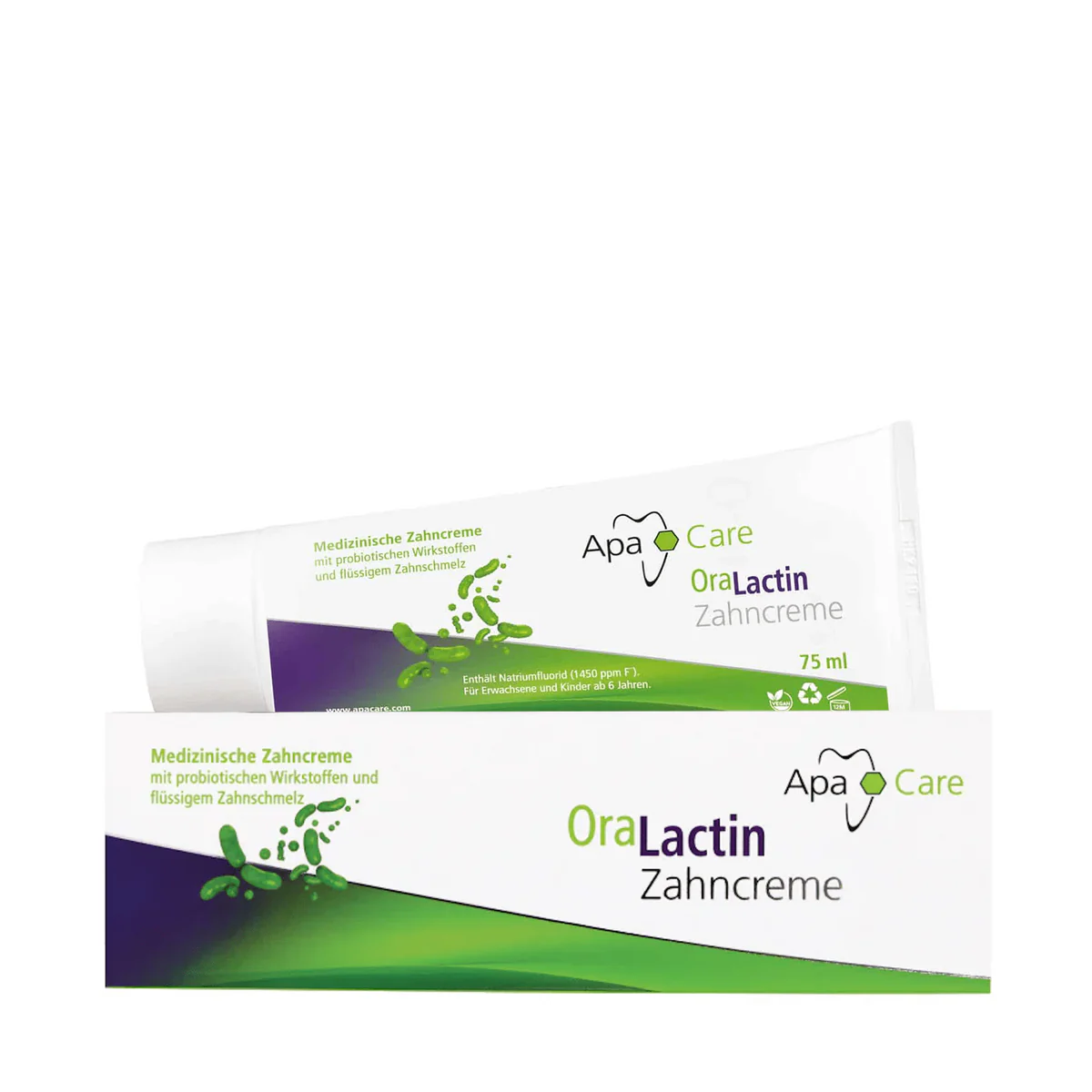 ApaCare OraLactin | Dantų Pasta su Pre- ir Postbiotikais